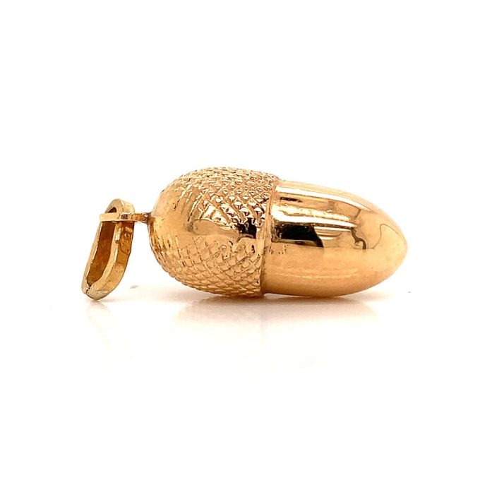18ct Gold Acorn Charm