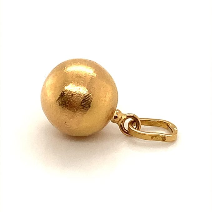 18ct Gold Ball Charm