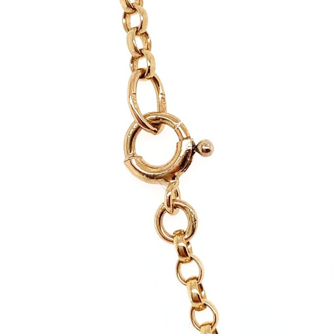 9ct Gold Belcher Link Chain - 20 Inch