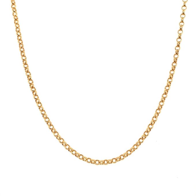 9ct Gold Belcher Link Chain - 20 Inch