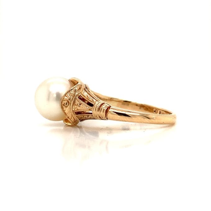Vintage Mikimoto Pearl Ring