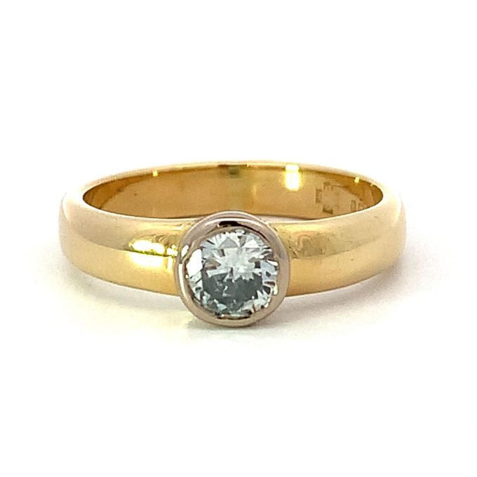 0.30ct Diamond Solitaire Band Style Ring