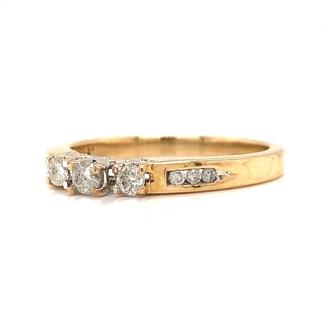 0.50ct Diamond Trilogy Ring