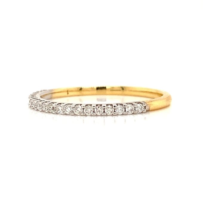18ct Yellow Gold 0.15ct Diamond Eternity Ring