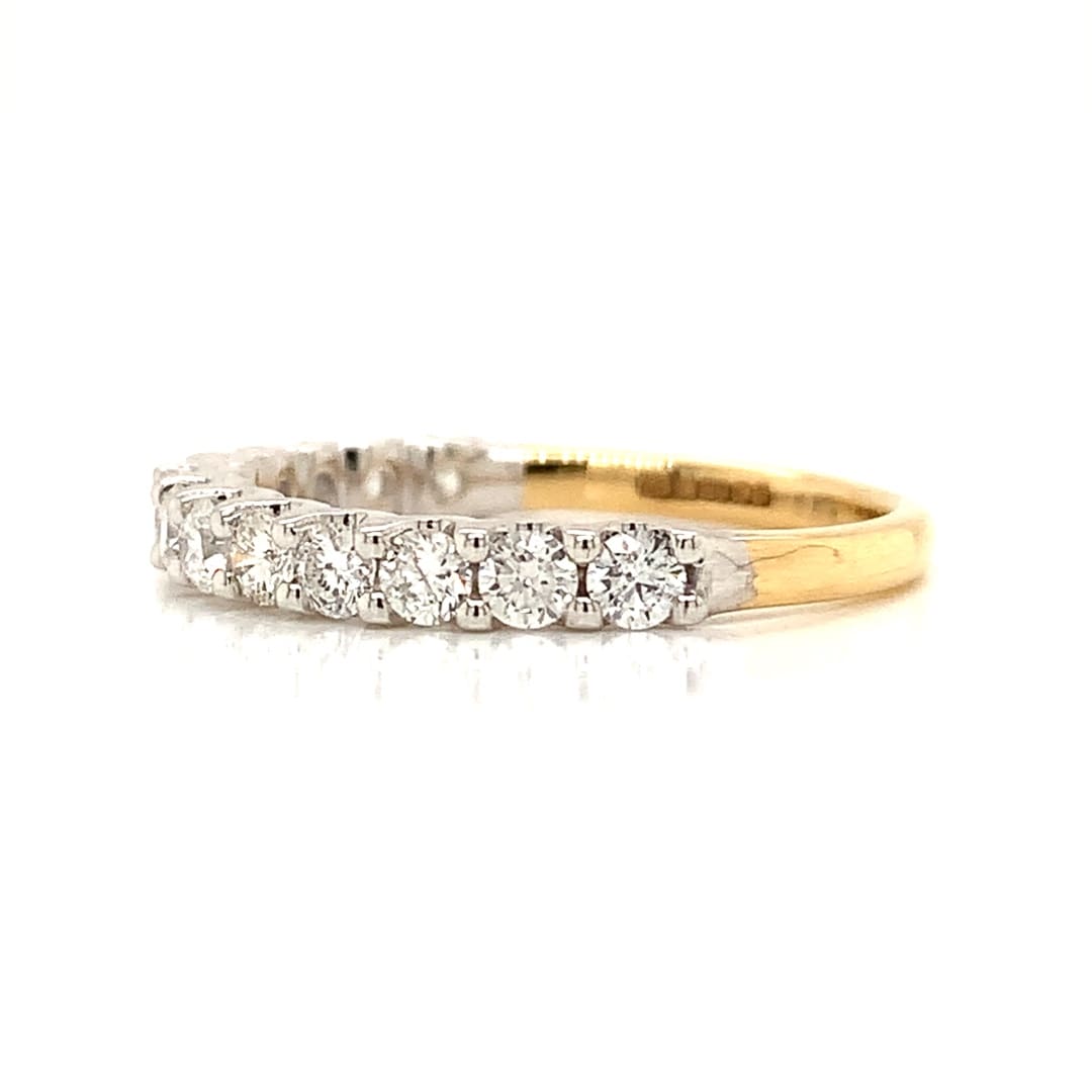 18ct Yellow Gold 0.75ct Diamond Eternity Ring