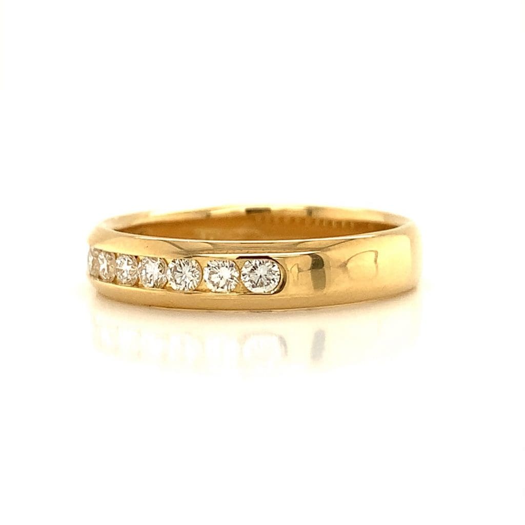0 50ct F Vs Diamond Eternity Ring Aspens Jewellers genuine-f-vs-diamond-earring-studs-4-5mm-0-72-ctw-each-0-37-ct-post-w