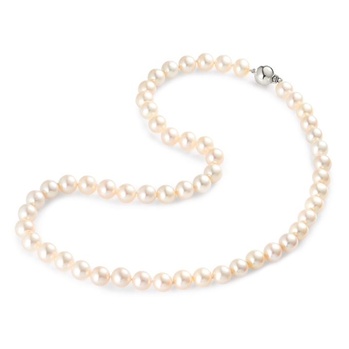 AAA Akoya White Pearl Necklace 6-6.5mm