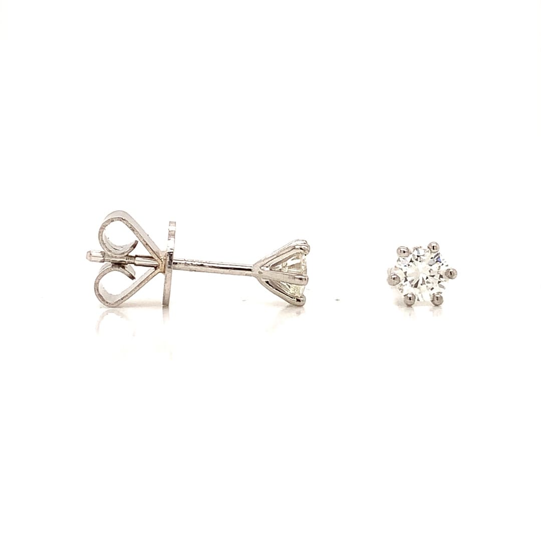 0.40ct Diamond Platinum Stud Earrings