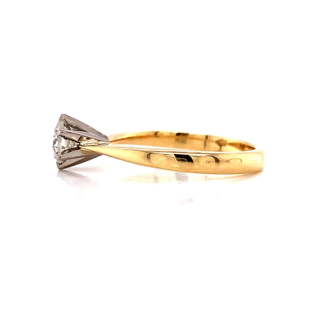Vintage 0.65ct Diamond Solitaire Ring