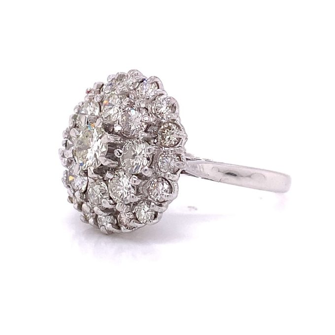 3.00ct Diamond Cluster Dress Ring