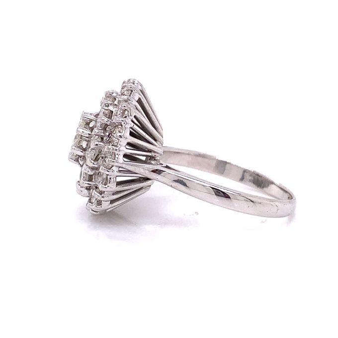 3.00ct Diamond Cluster Dress Ring