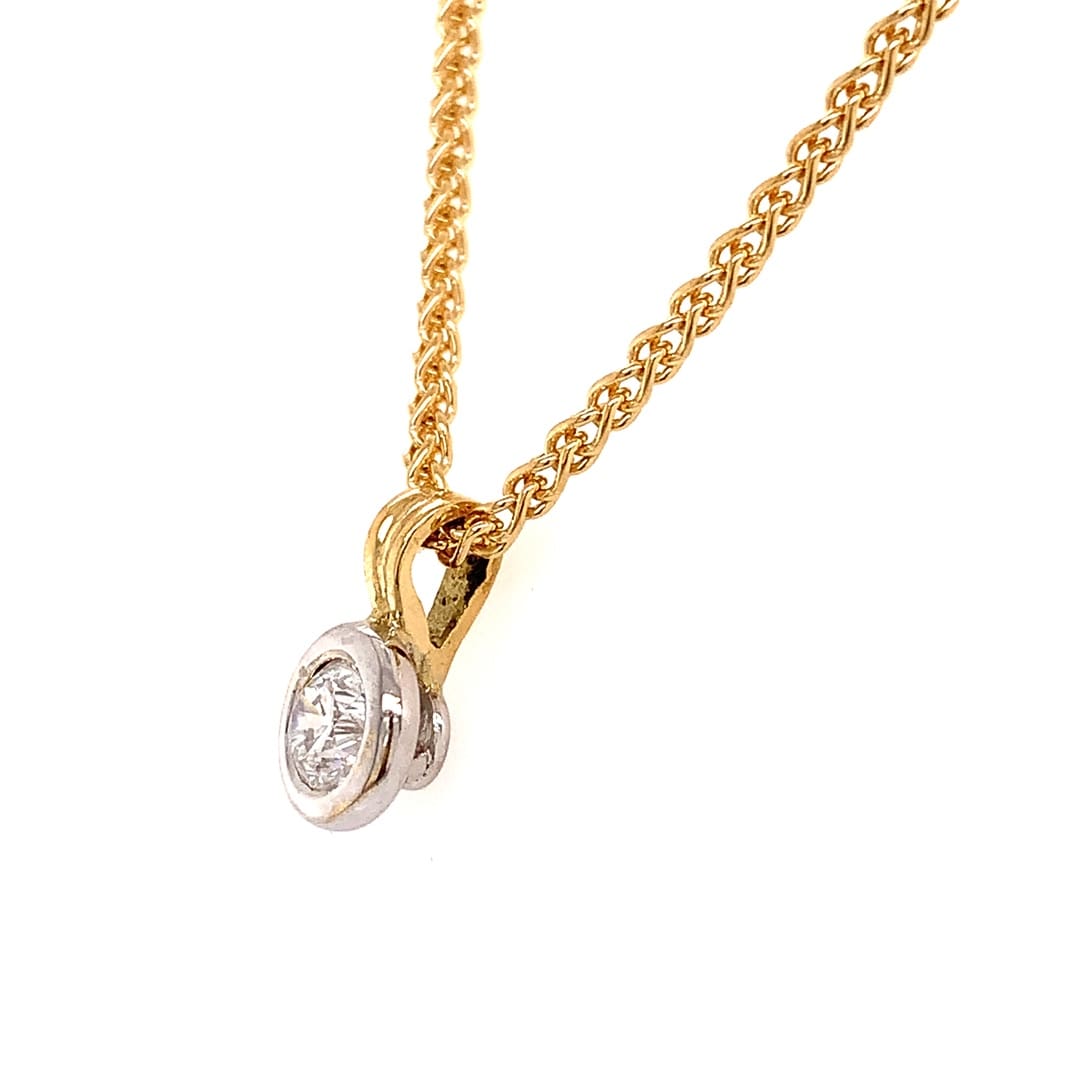 0.33ct Diamond Solitaire Necklace