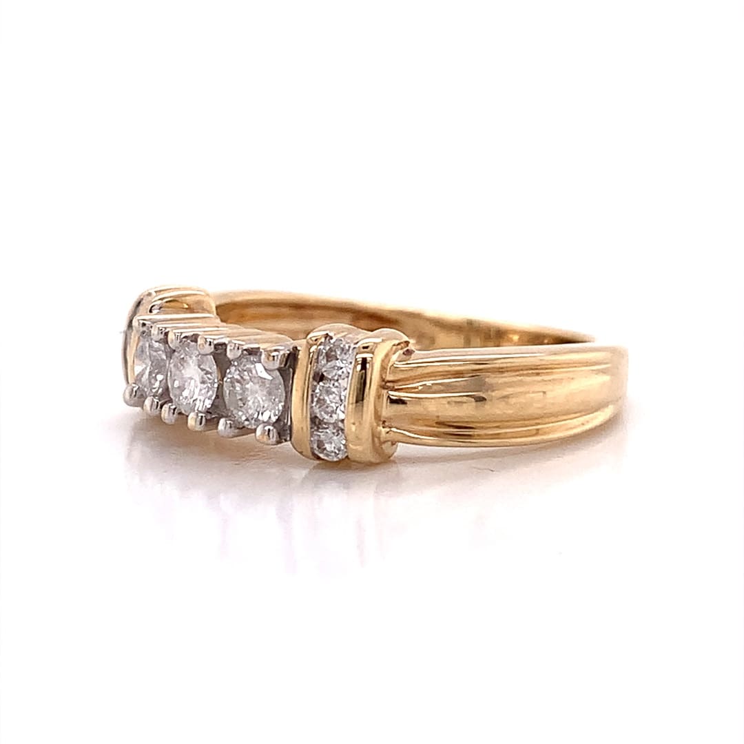 Band Style Diamond Dress Ring