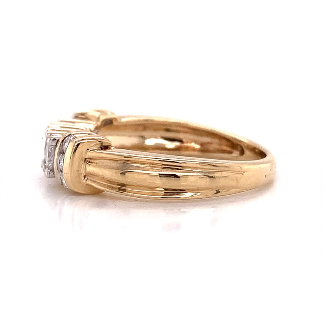 Band Style Diamond Dress Ring
