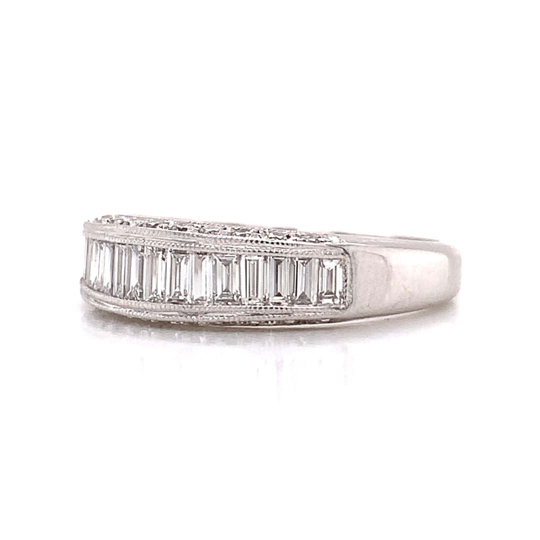 Channel Set Baguette Diamond Eternity Ring