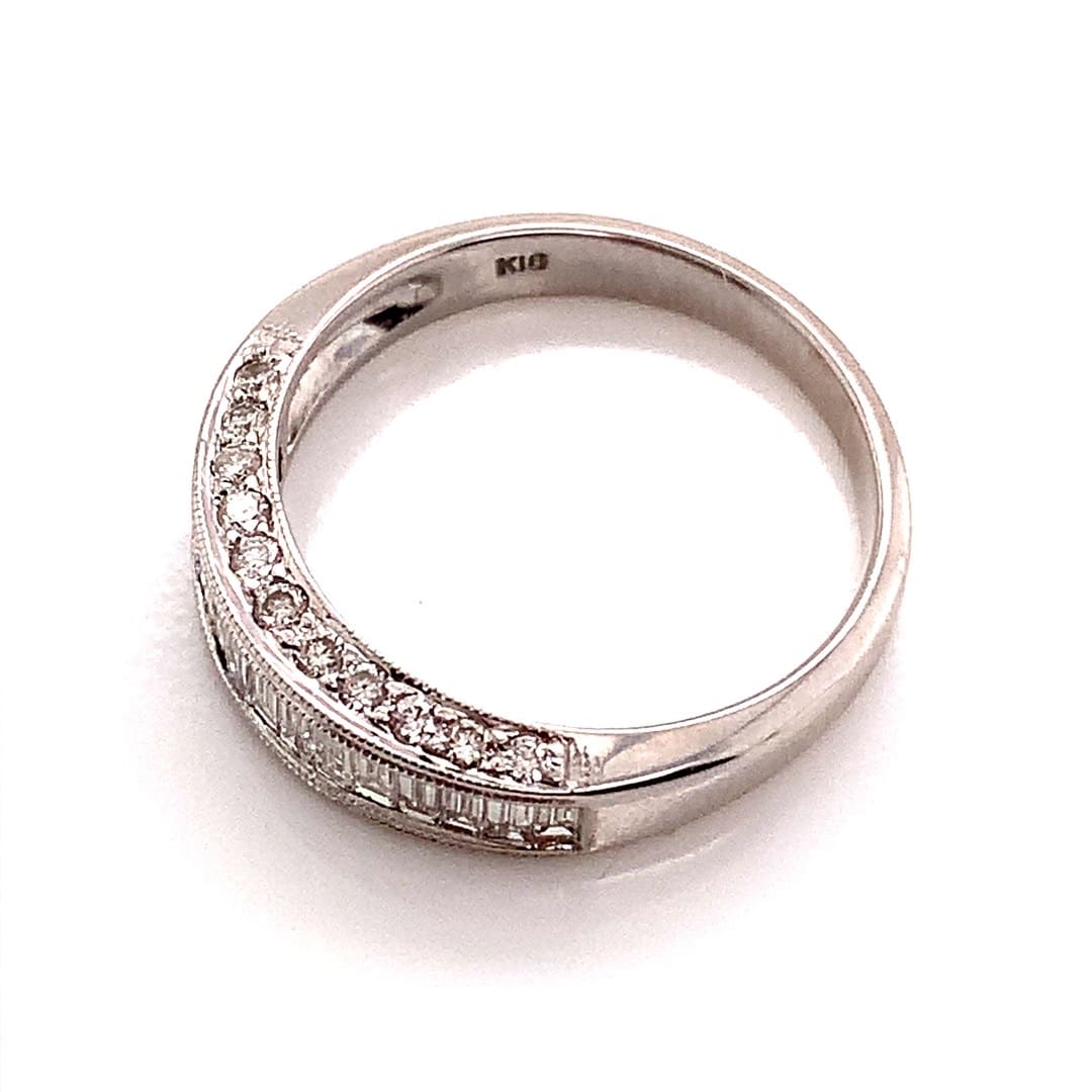 Channel Set Baguette Diamond Eternity Ring
