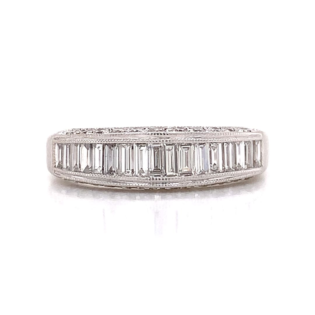 Channel Set Baguette Diamond Eternity Ring
