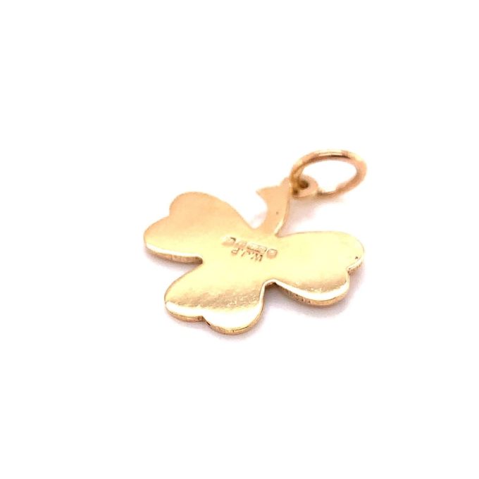 9ct Gold Clover Leaf Charm