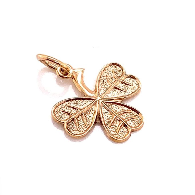 9ct Gold Clover Leaf Charm