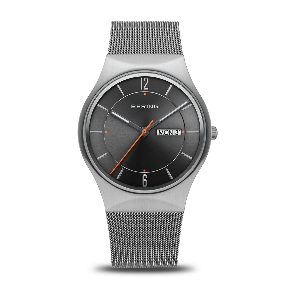 Bering Grey Black Gents Watch 11938-007DD
