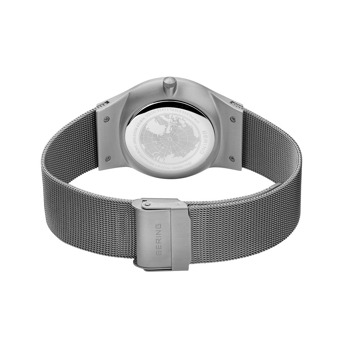 Bering Grey Black Gents Watch 11938-007DD