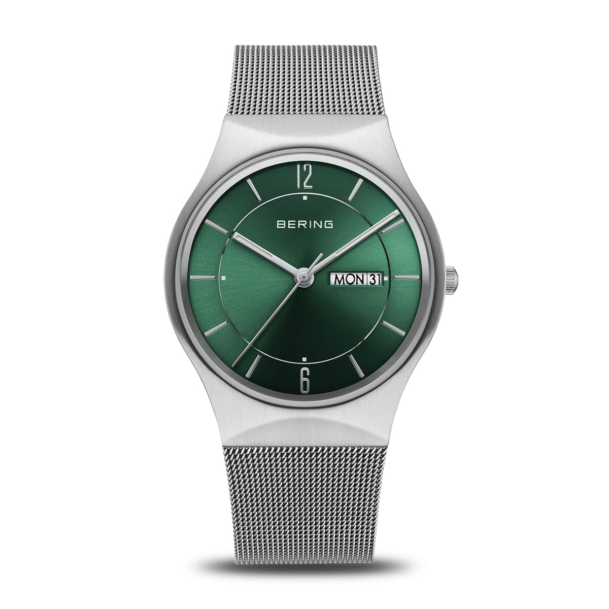 Bering Classic Green Dial Watch 11938-008DD