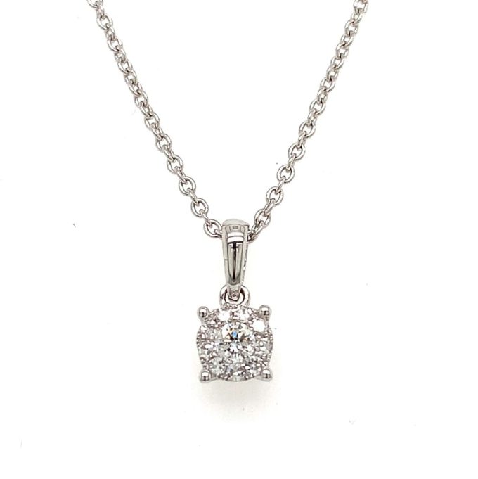 White Gold Diamond Necklace