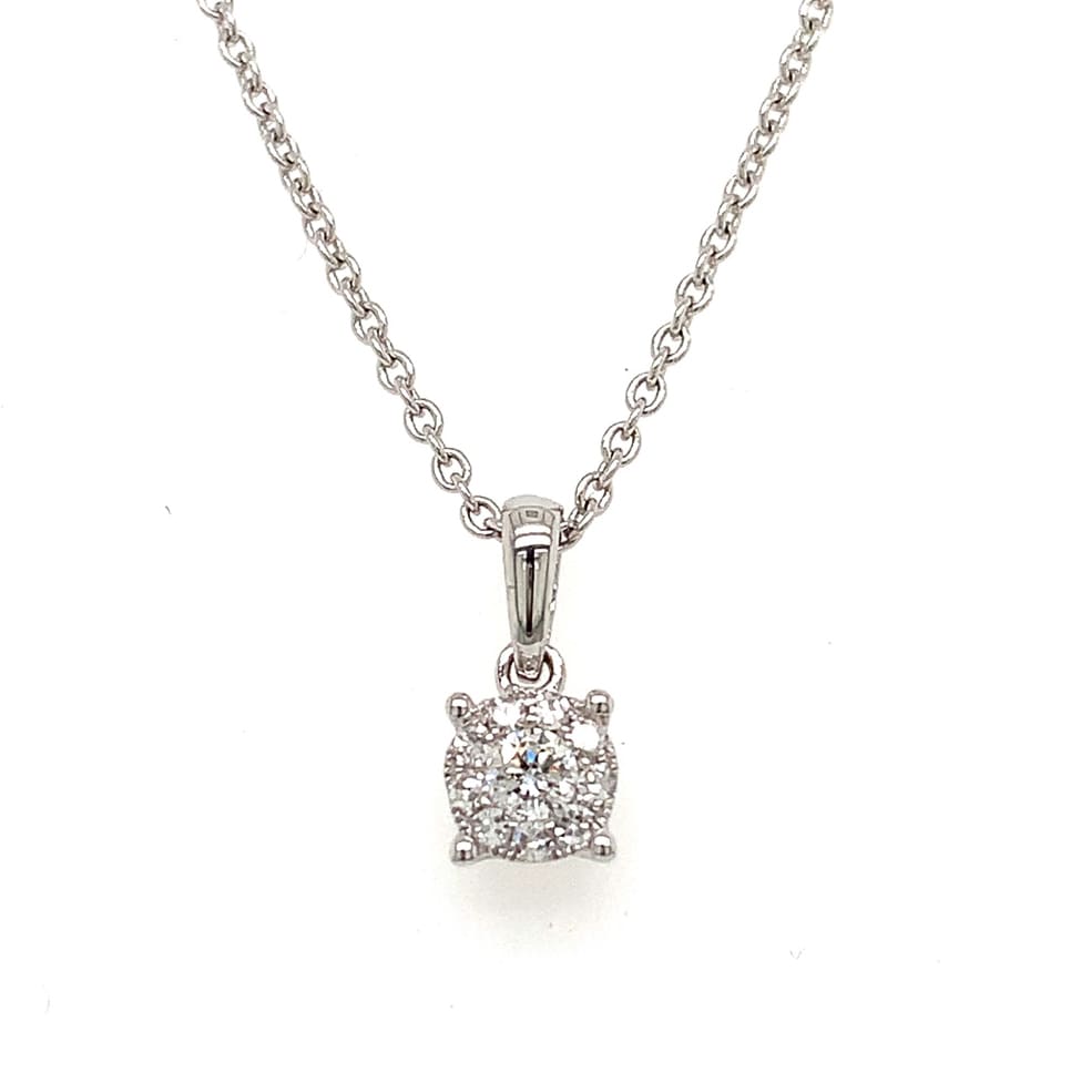 White Gold Diamond Necklace