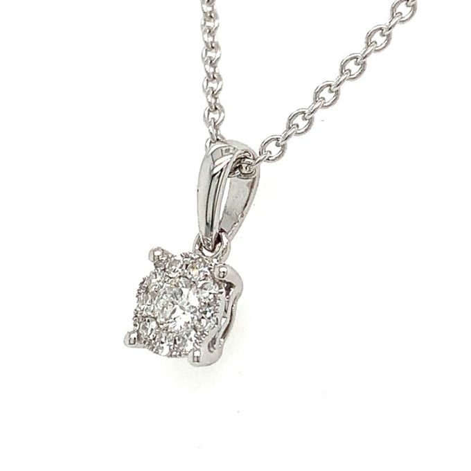 White Gold Diamond Necklace