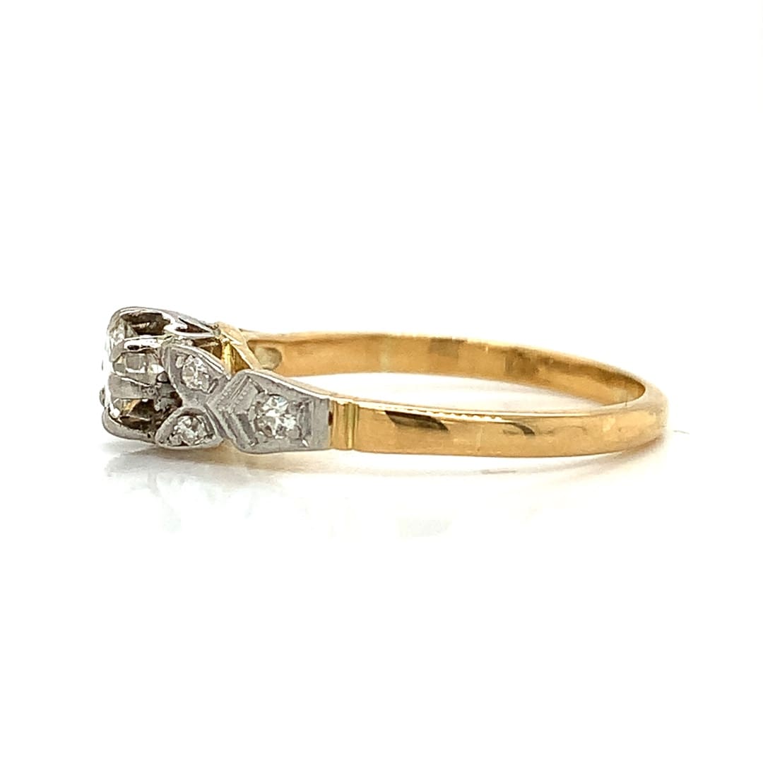 Vintage 0.40ct Diamond Solitaire Ring