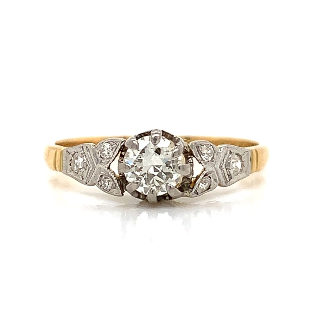 Vintage 0.40ct Diamond Solitaire Ring