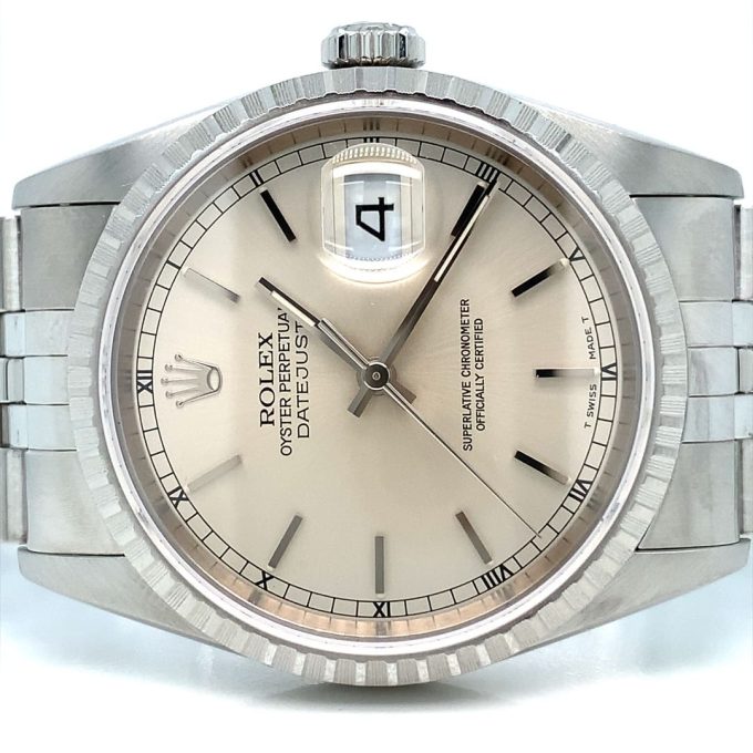 Rolex DateJust 36 'Silver Lining' Watch