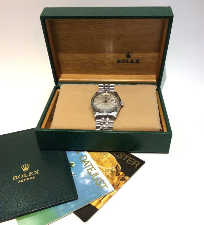 Rolex DateJust 36 'Silver Lining' Watch