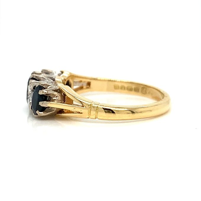 Sapphire and Diamond 18ct Gold Ring