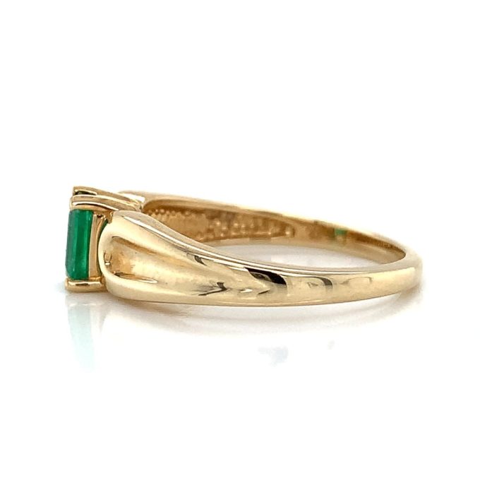 Emerald Solitaire Ring