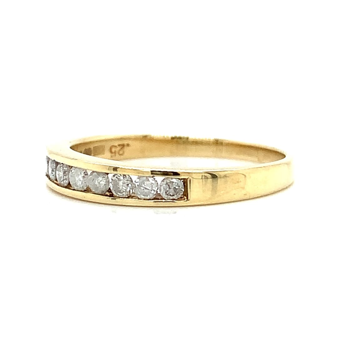 Channel Set Diamond Eternity Ring