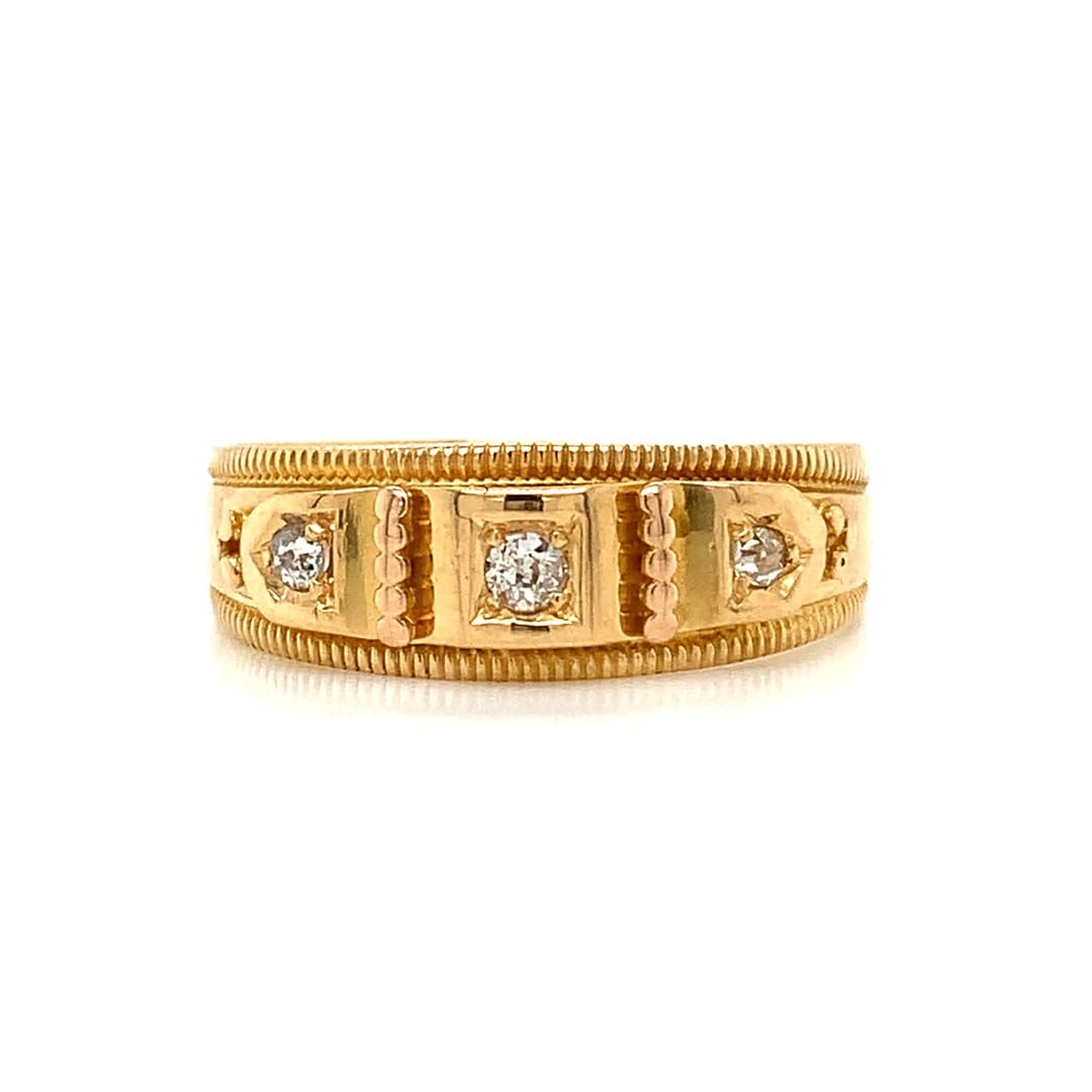 Antique Diamond Set Band Ring