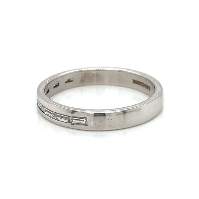 East to West Baguette Diamond Eternity Ring