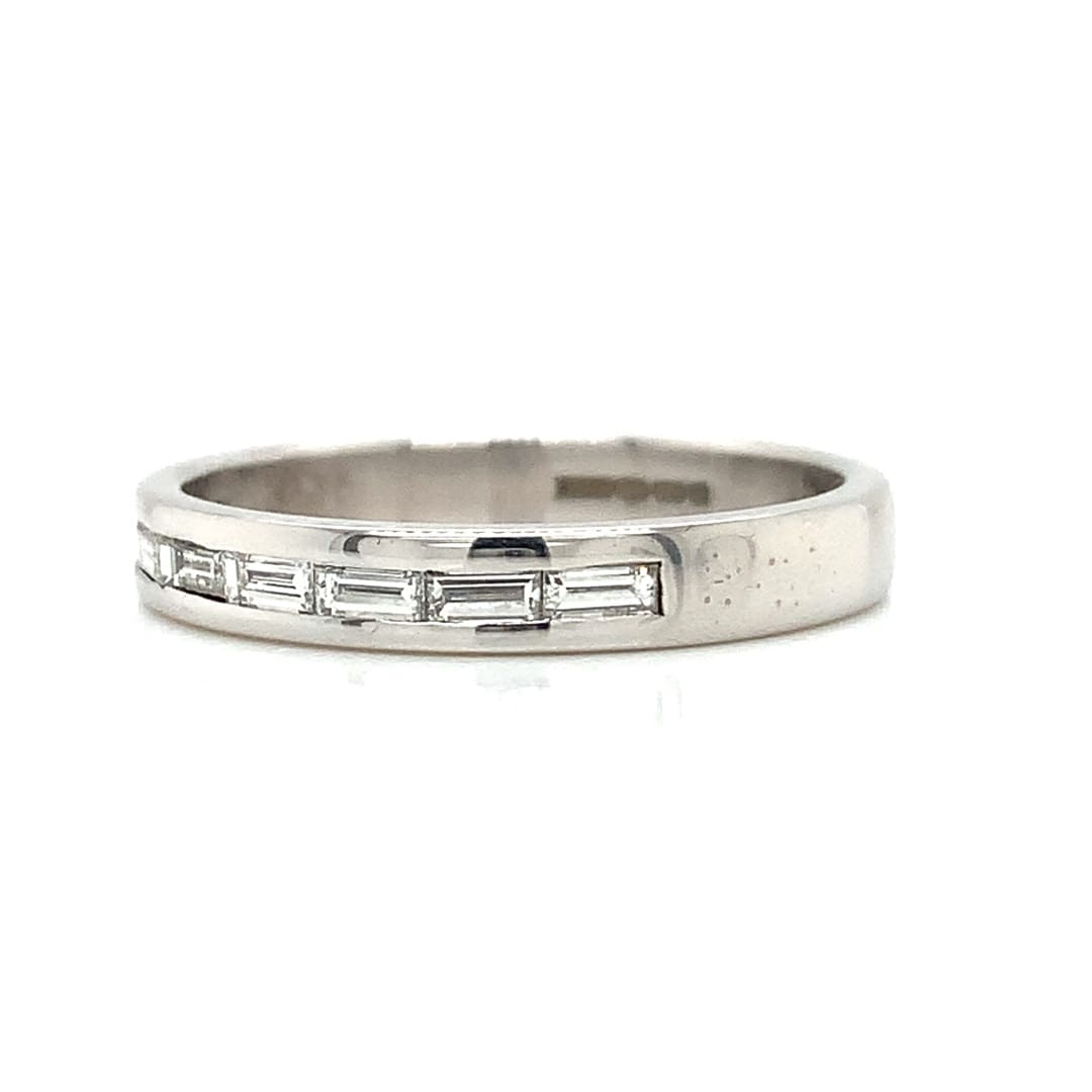 East to West Baguette Diamond Eternity Ring