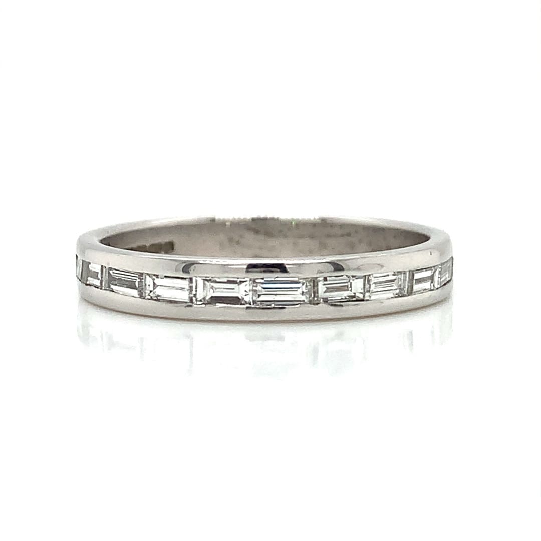East to West Baguette Diamond Eternity Ring