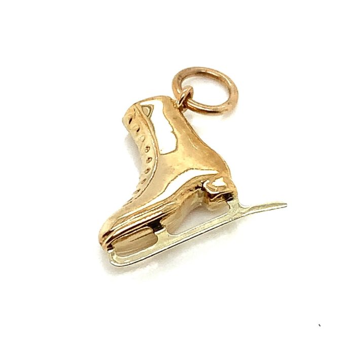 9ct Gold Ice Skate Charm