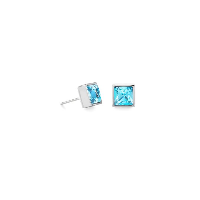 Coeur De Lion Aqua Stud Earrings 0500212017