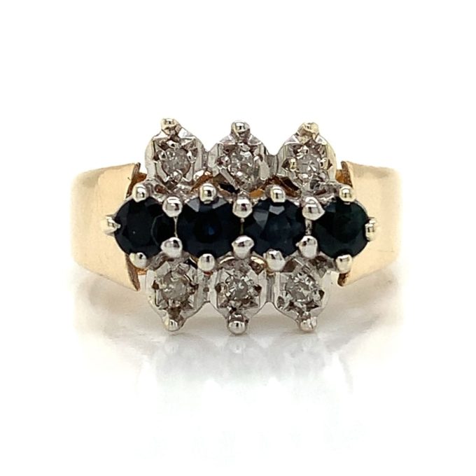 Sapphire and Diamond Dress Ring