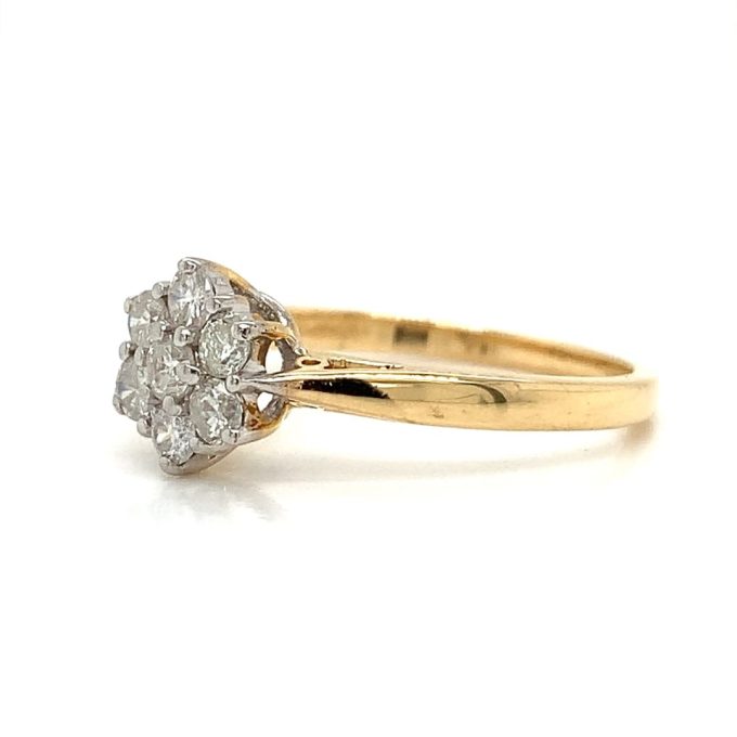 0.50ct Diamond Cluster Ring