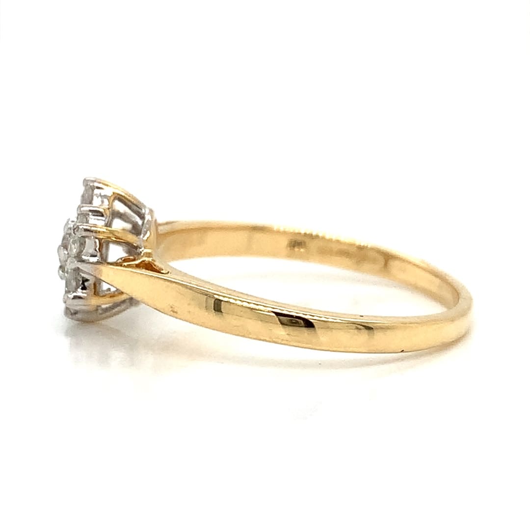 0.50ct Diamond Cluster Ring
