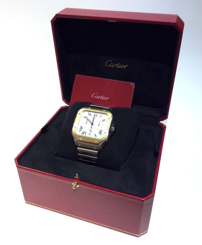 Santos De Cartier Chronograph Watch W2SA0008