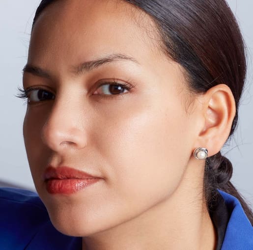 Kit Heath Trilogy Pearl Stud Earrings