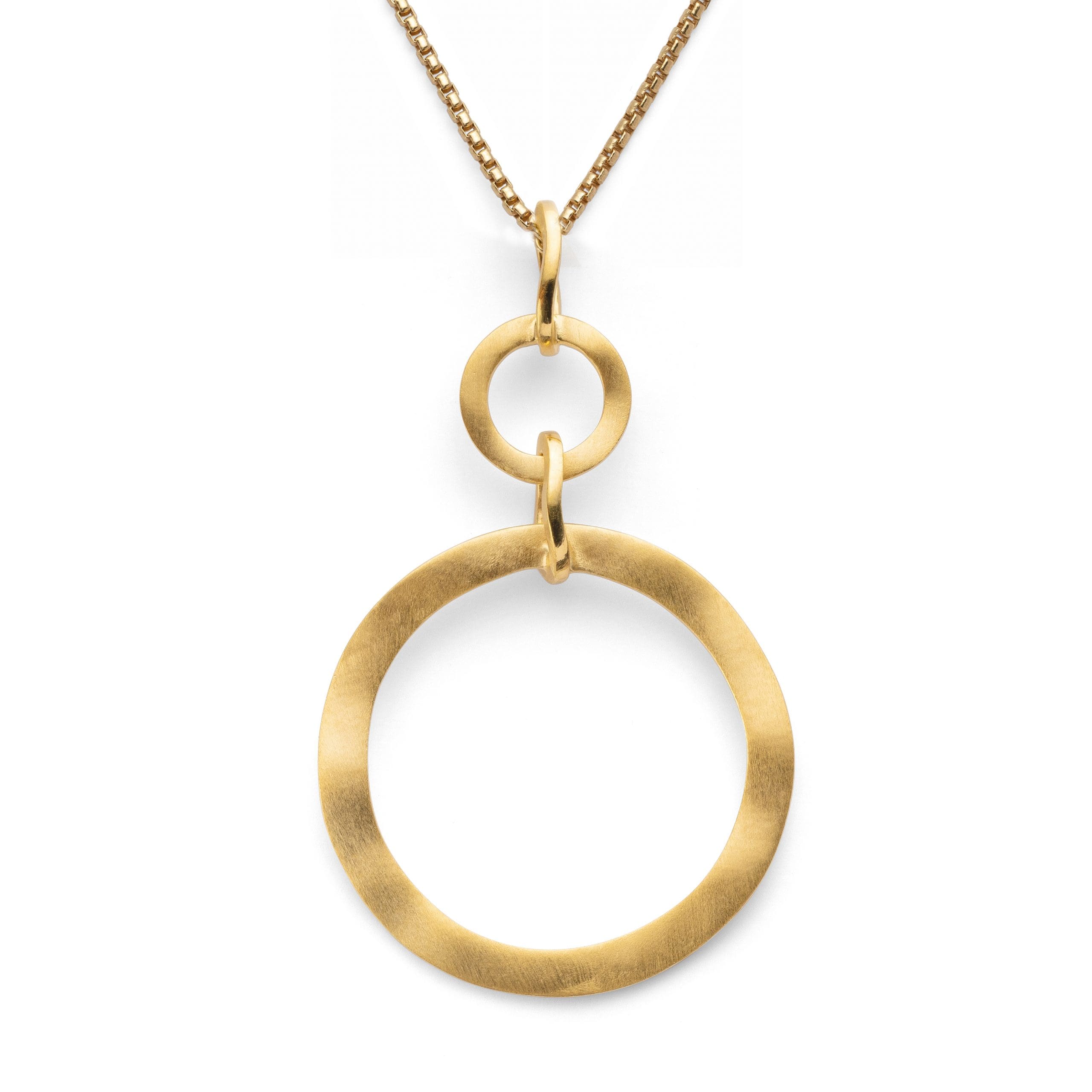 Bastian Gilt Circles Necklace