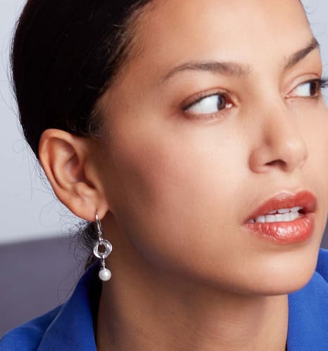 Kit Heath Trilogy Pearl Drop Earrings