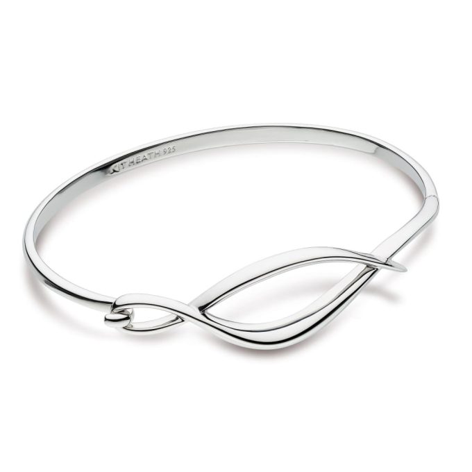 Kit Heath Entwine Silver Bangle